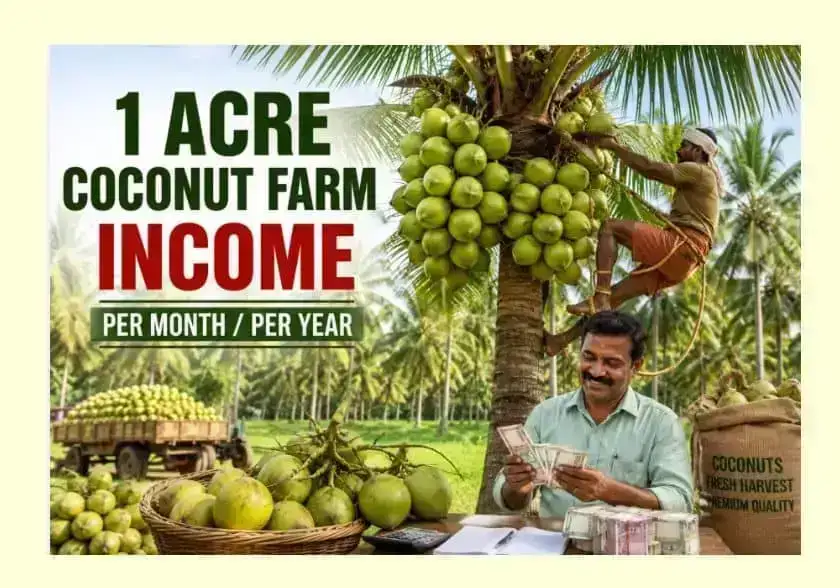 1 acre coconut farm